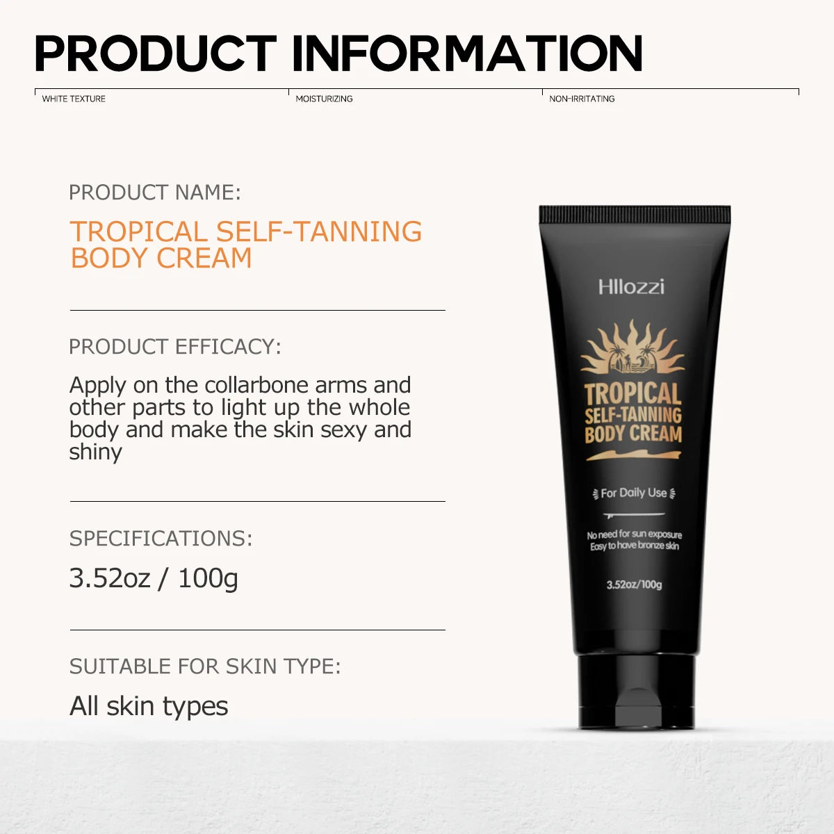 Tropical Tanning Accelerator Lotion – Exotisk solbränna utan sol